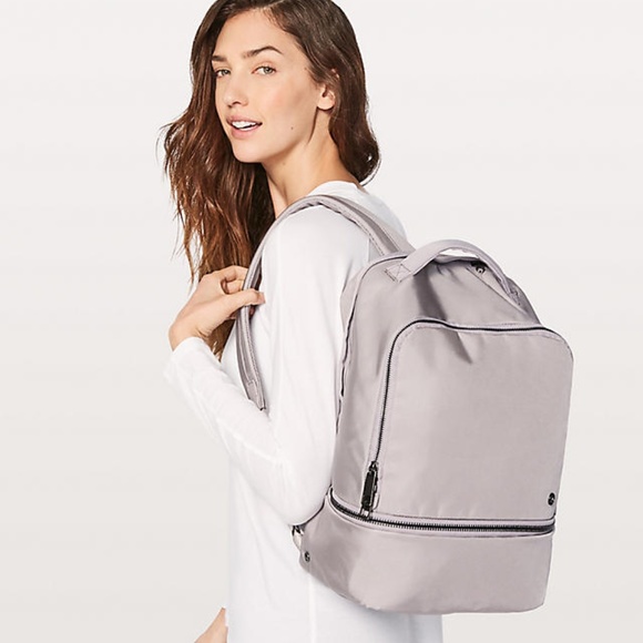 grey lululemon backpack